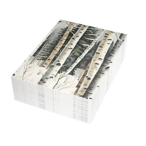 Winter Aspen Trunks - Fine Art Greeting Cards